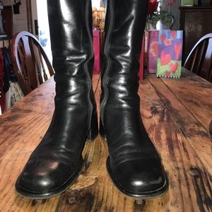 Black Leather Boots